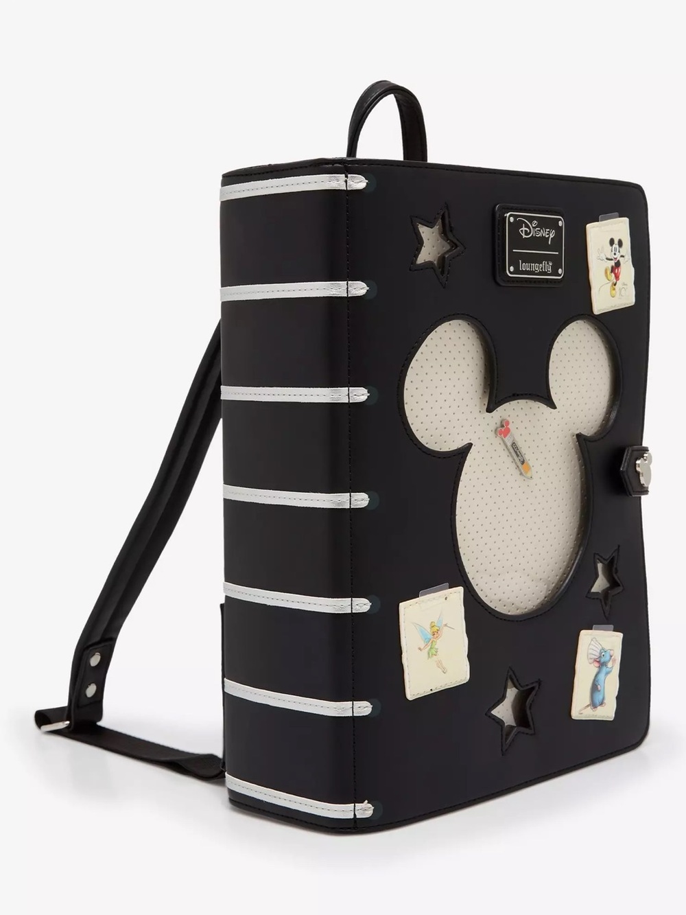 Loungefly Disney 100 Mickey Mouse Sketchbook Set- backpack, wallet and ears - Picture 9 of 16